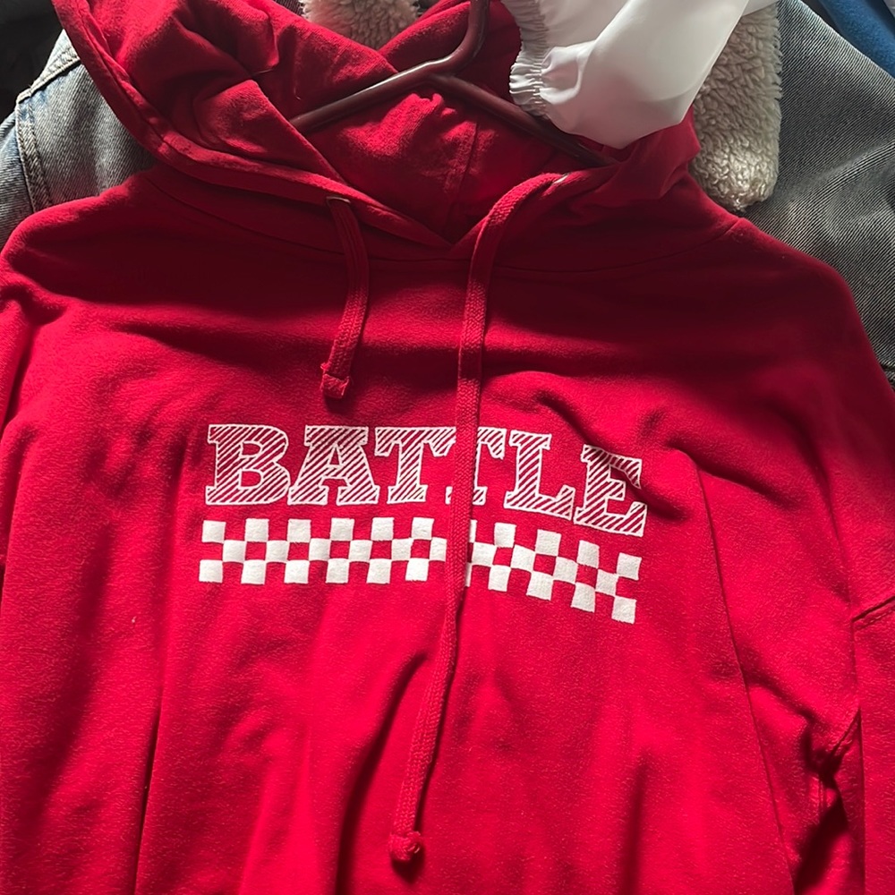Red battle jacket size large